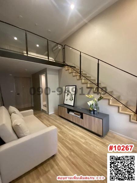ขาย คอนโด บลอสซั่ม คอนโด แอท สาทร-เจริญราษฎร์ ห้อง Duplex ตกแต่งสวยพร้อมเข้าอยู่